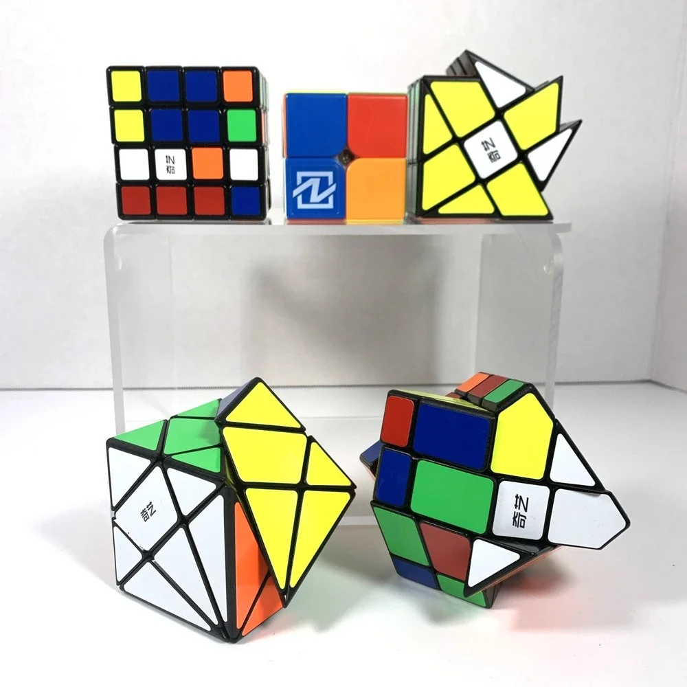 QiYi Speed Cube Puzzle Lot of 5 | Various Sizes | Funny Brain Teaser Toys